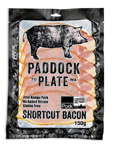 Paddock to Plate WA Short Cut Bacon 150g